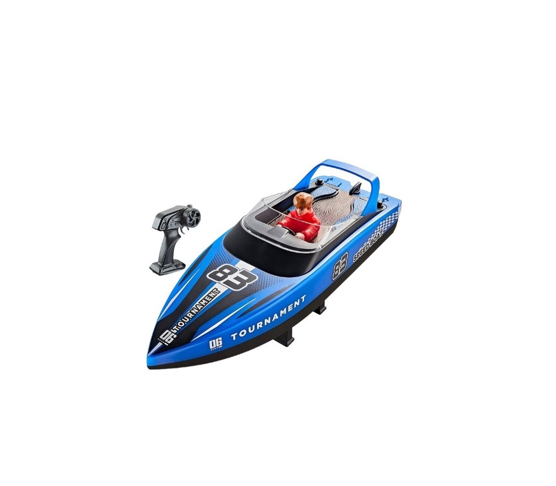 HONGXUNJIE HJ821 2.4G High Speed RC Boat 15km/h Blue