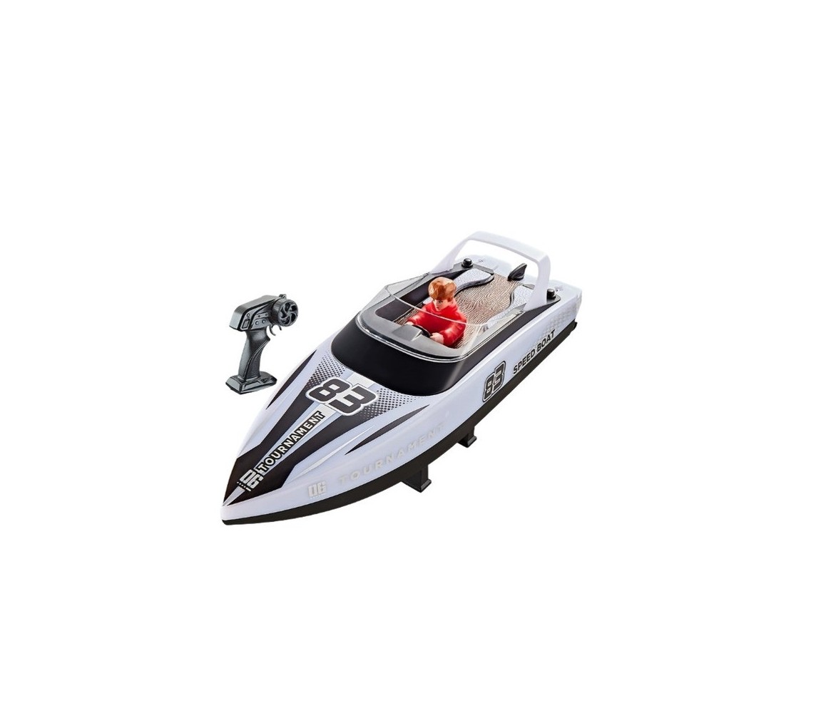 HONGXUNJIE HJ821 2.4G High Speed RC Boat White 15km/h