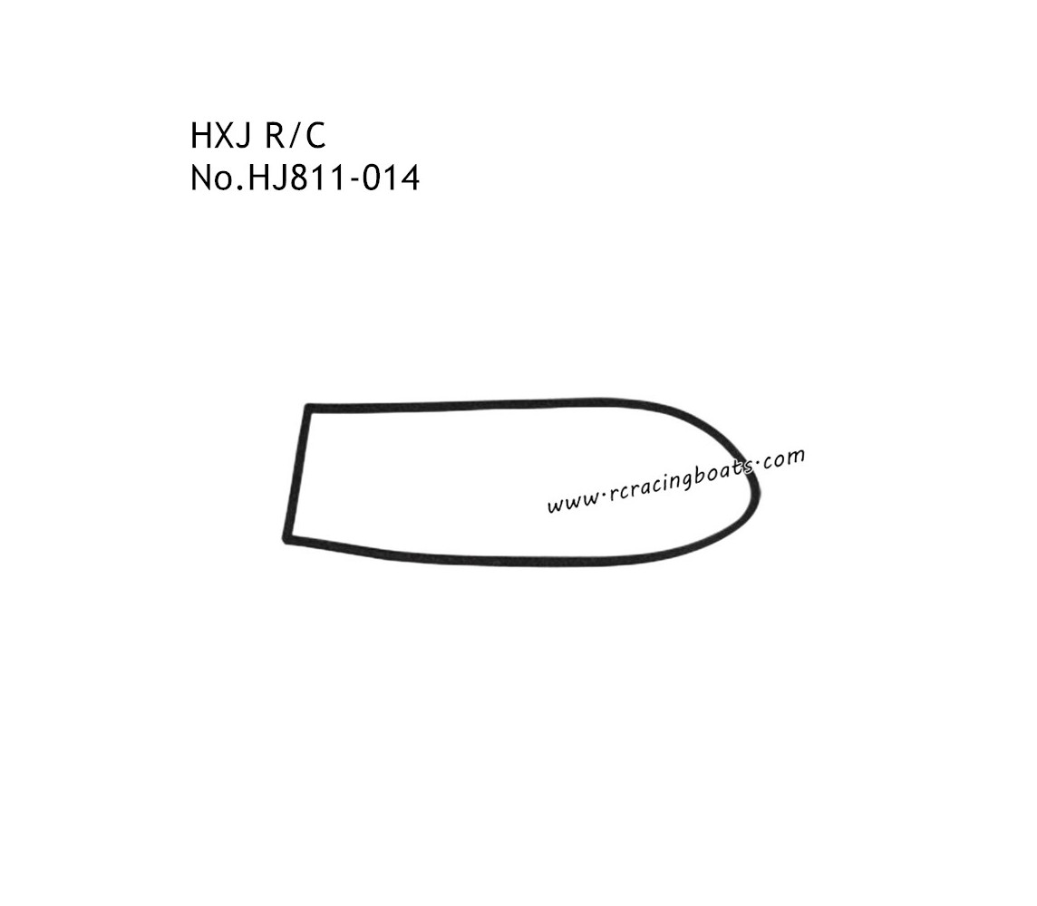 HXJ HJ820 VANDER RC Boat Parts Middle Cover Waterproof Seal HJ811-014