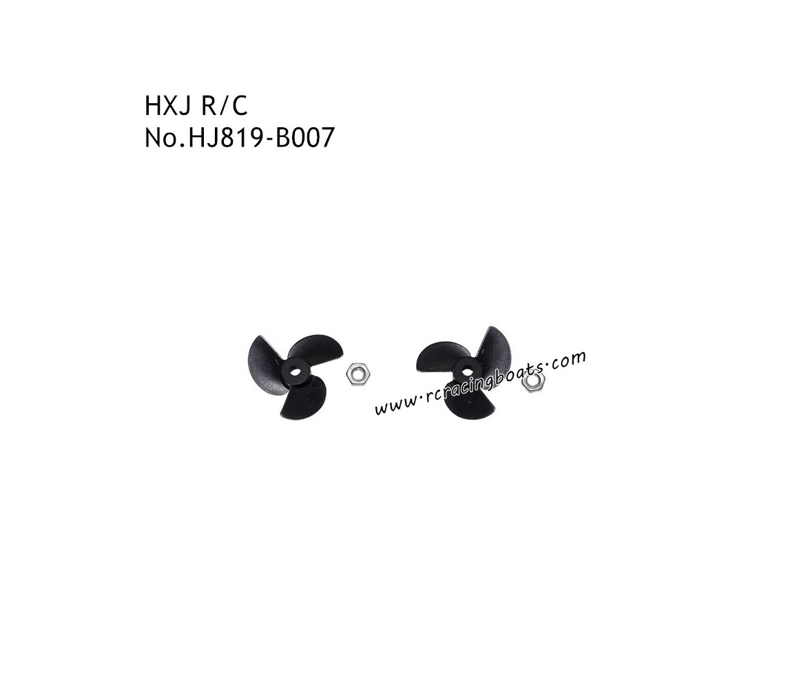 HONGXUNJIE HJ821 RC Boat Parts Left and Right Propeller Assemblies HJ819-B007