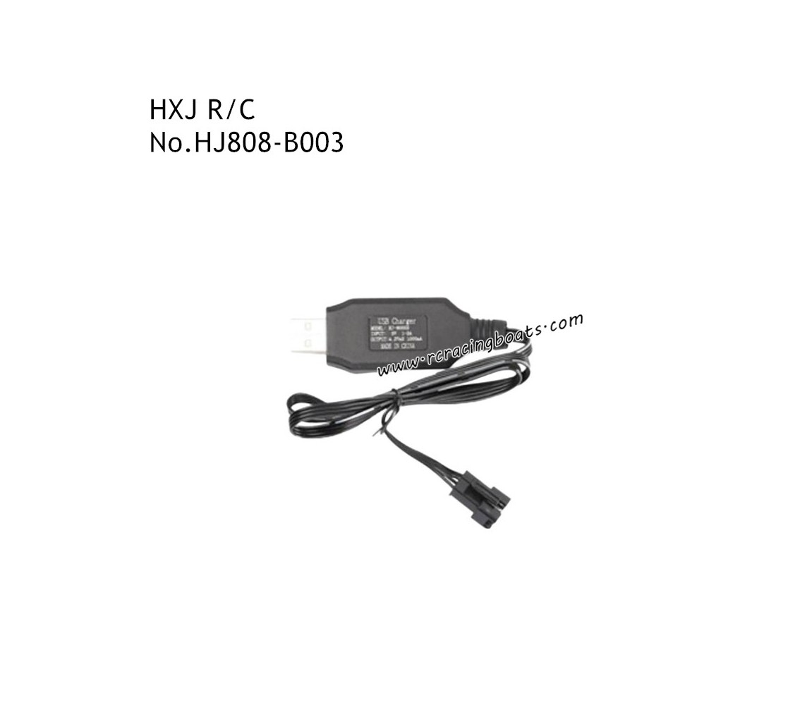 HONGXUNJIE HJ823 RC Boat Parts USB Charger HJ808-B003