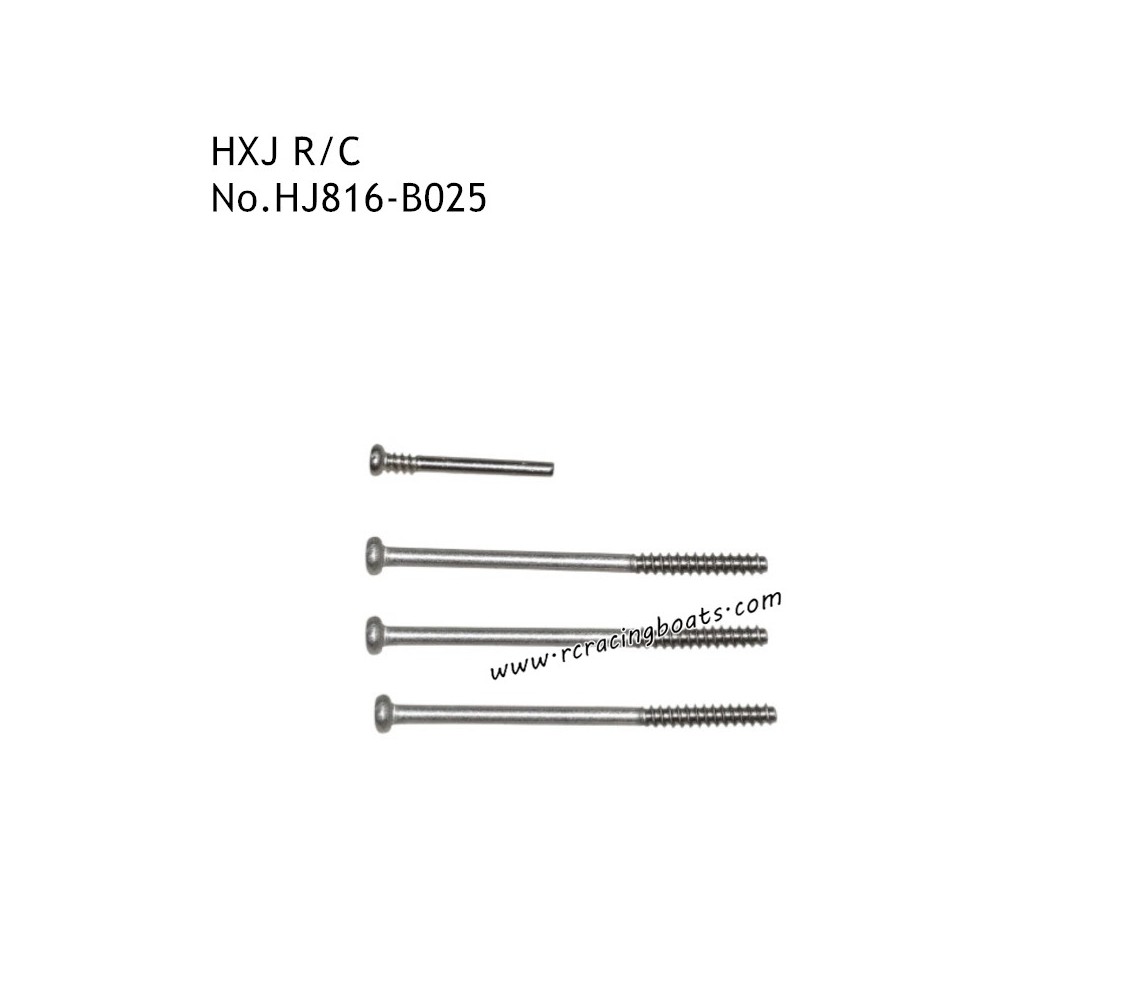 HXJ HJ816 Speed Boat Parts Half Teeth Screws HJ816-B025