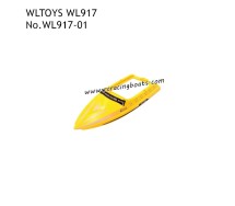 WLTOYS WL917 RC Boat Parts Boat Upper Cover Yellow WL917-01