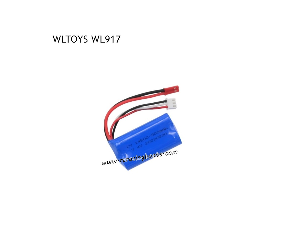 WLTOYS WL917 Parts 7.4V 800mAh Battery