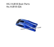 HONGXUNJIE HJ818 Remote Control Boat Parts Boat Cover Blue HJ818-026