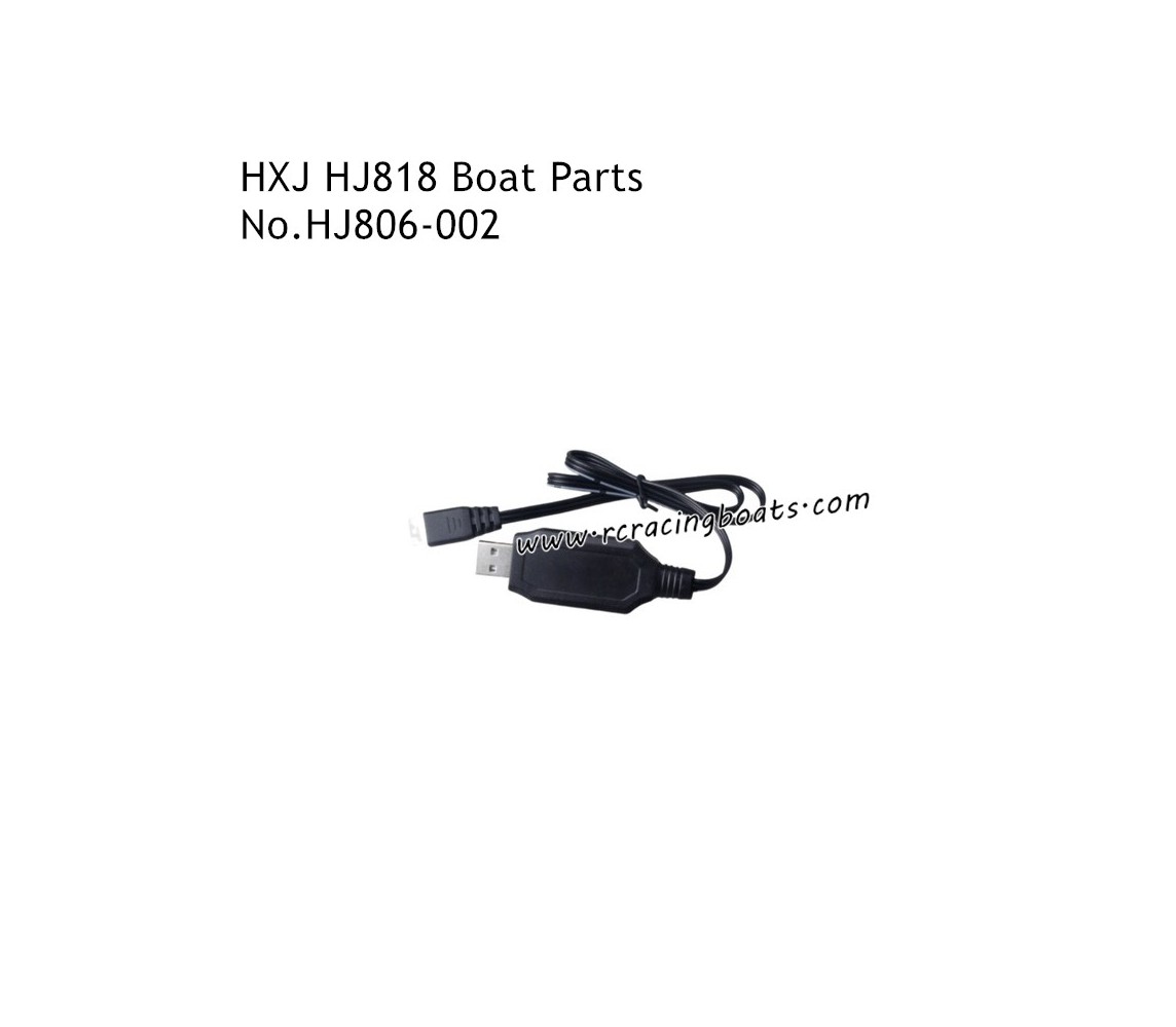 HONGXUNJIE HJ818 Remote Control Boat Parts Charger HJ806-002