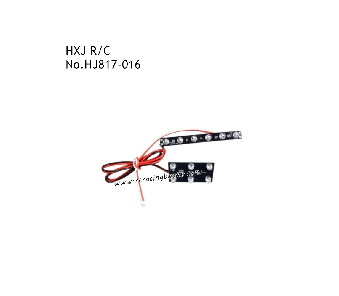 HXJ HJ817 RC Boat Parts Front Rear Lamp Panel Assembly Right HJ817-016