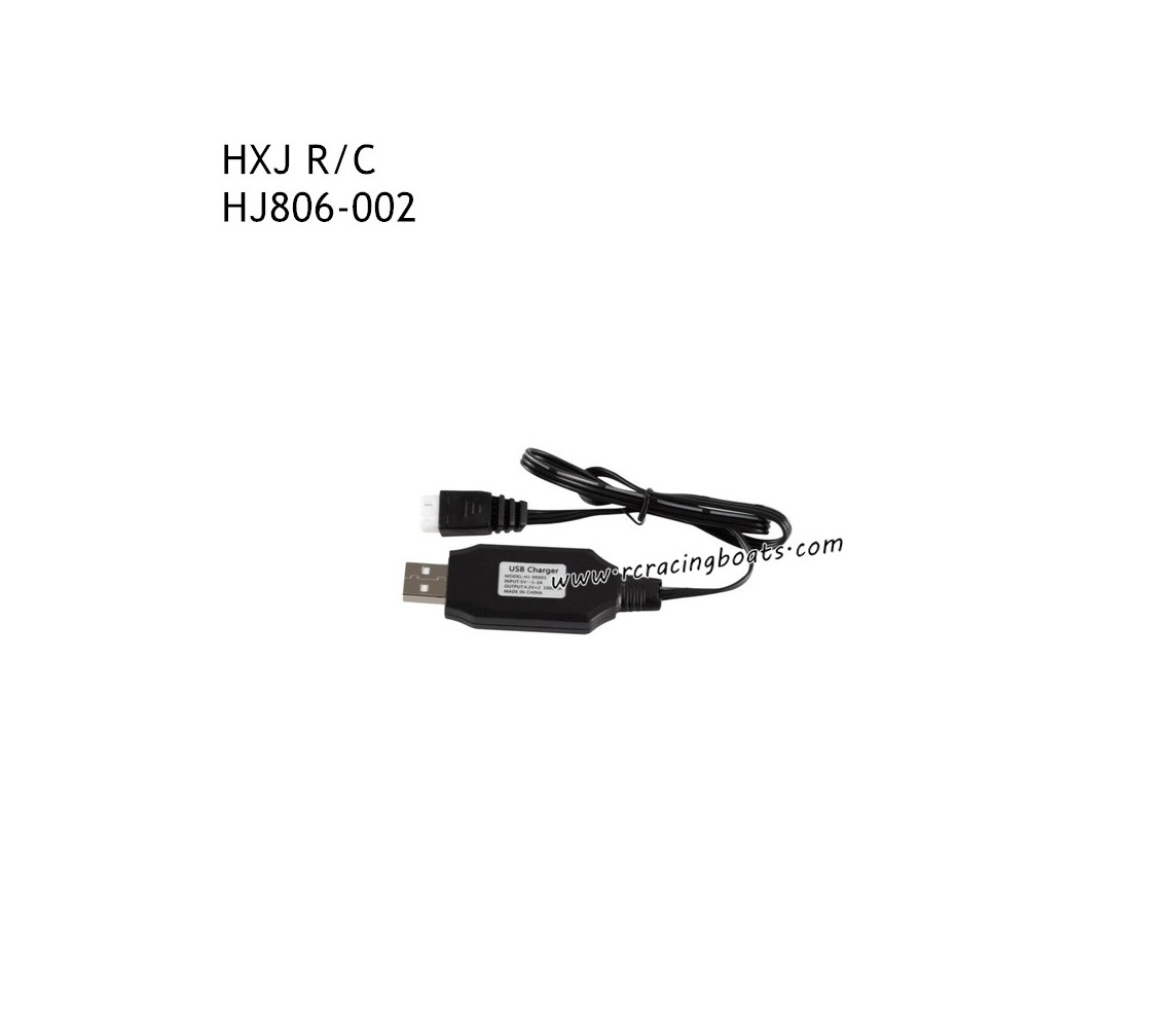 HONGXUNJIE HJ810 RC Boat Parts 7.4V USB Charger HJ806-002