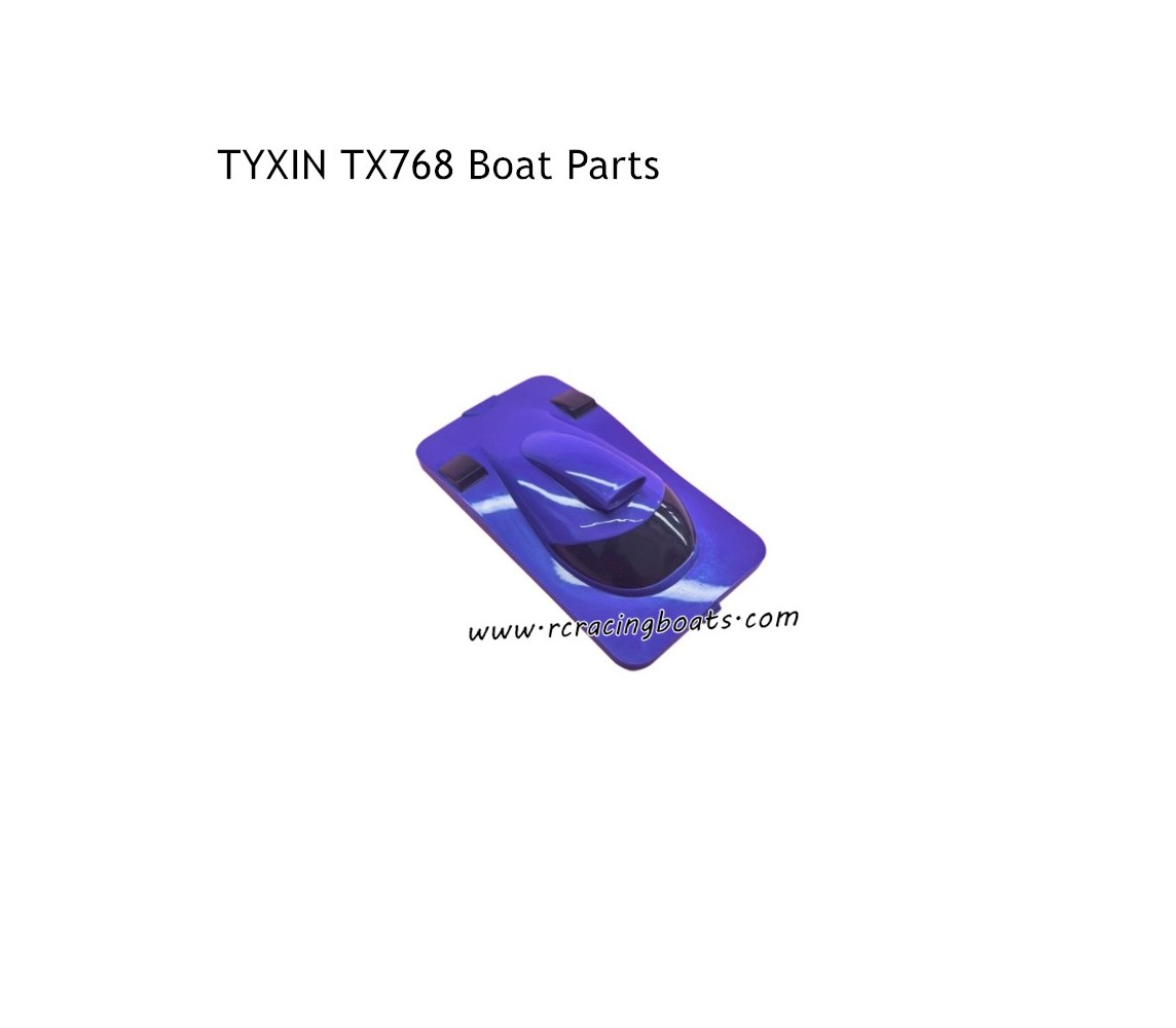 TYXIN TX768 High Speed RC Boat Parts Boat Upper Cover Blue