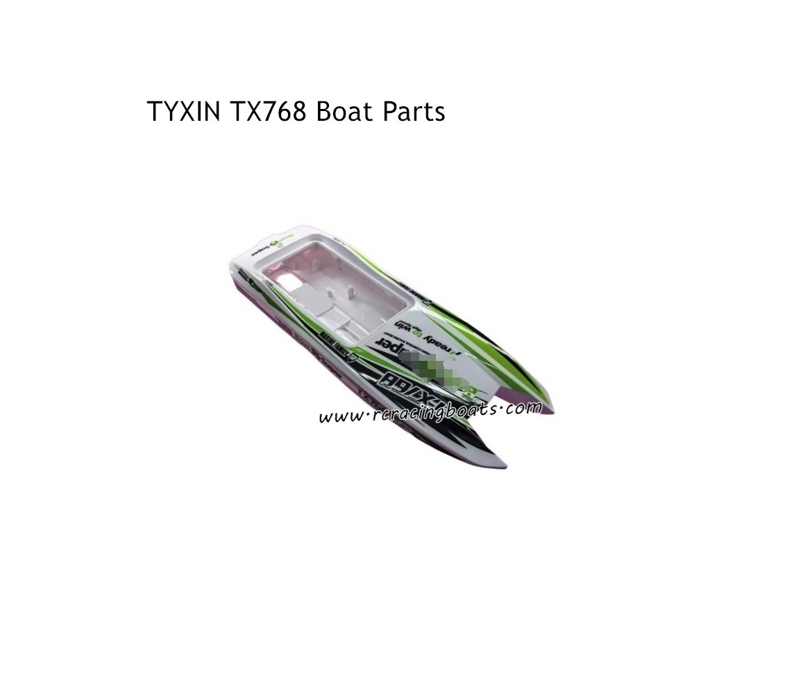TYXIN TX768 High Speed RC Boat Parts Boat Cover Assembly White