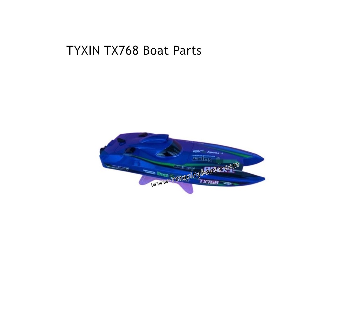 TYXIN TX768 High Speed RC Boat Parts Boat Assembly Blue