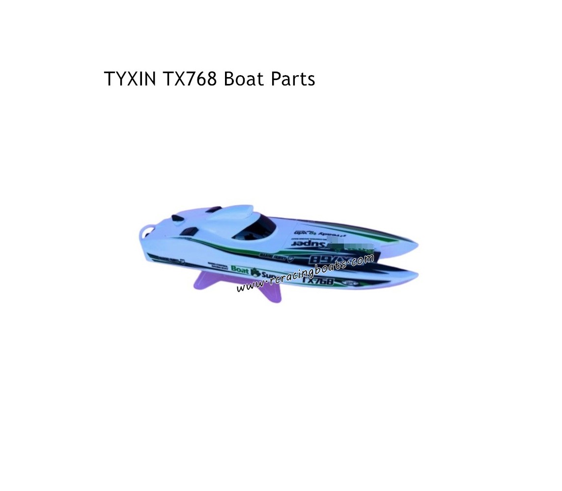 TYXIN TX768 High Speed RC Boat Parts Boat Assembly White