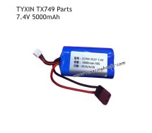 TYXIN TX749 Brushless RC Boat Parts 7.4V 5000mAh Battery Set