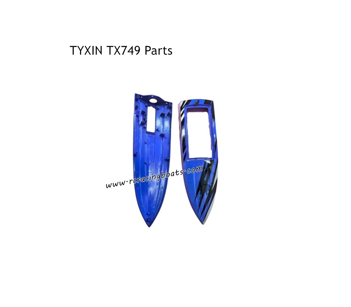 TYXIN TX749 Brushless RC Boat Parts Boat Assembly Blue