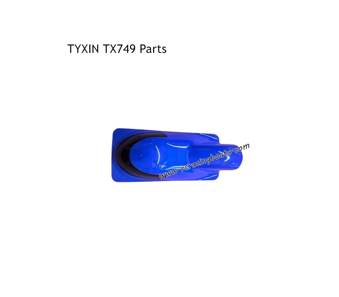 TYXIN TX749 Brushless RC Boat Parts Upper Boat Cover Blue