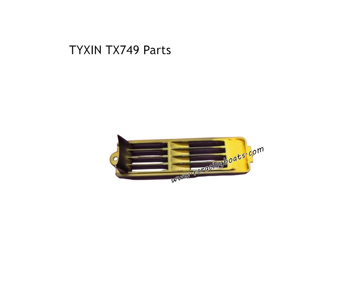 TYXIN TX749 Brushless RC Boat Parts Water Inlet Baffle Yellow