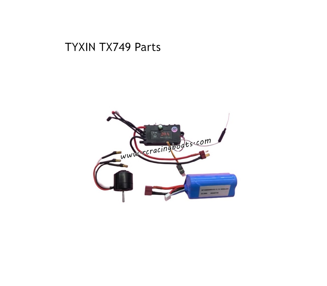 TYXIN TX749 RC Boat Parts Power Kit