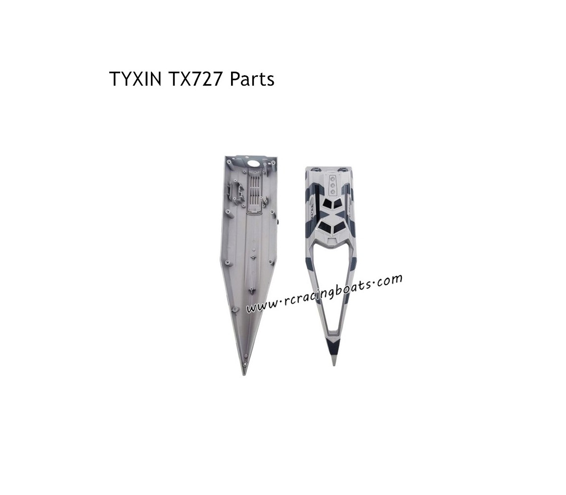 TYXIN TX727 RC Boat Parts Boat Assembly Silver