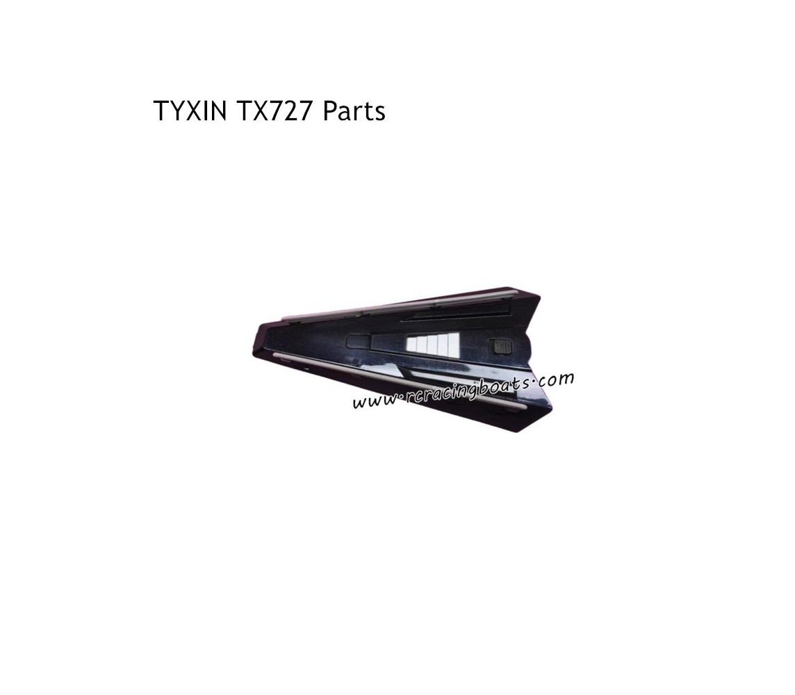 TYXIN TX727 RC Boat Parts Upper Boat Cover Black