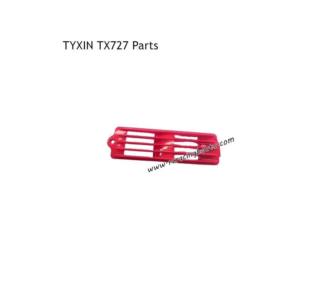 TYXIN TX727 RC Boat Parts Water Inlet Baffle Red