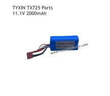 TYXIN TX725 RC Boat Parts 11.1V 2000mAh Battery