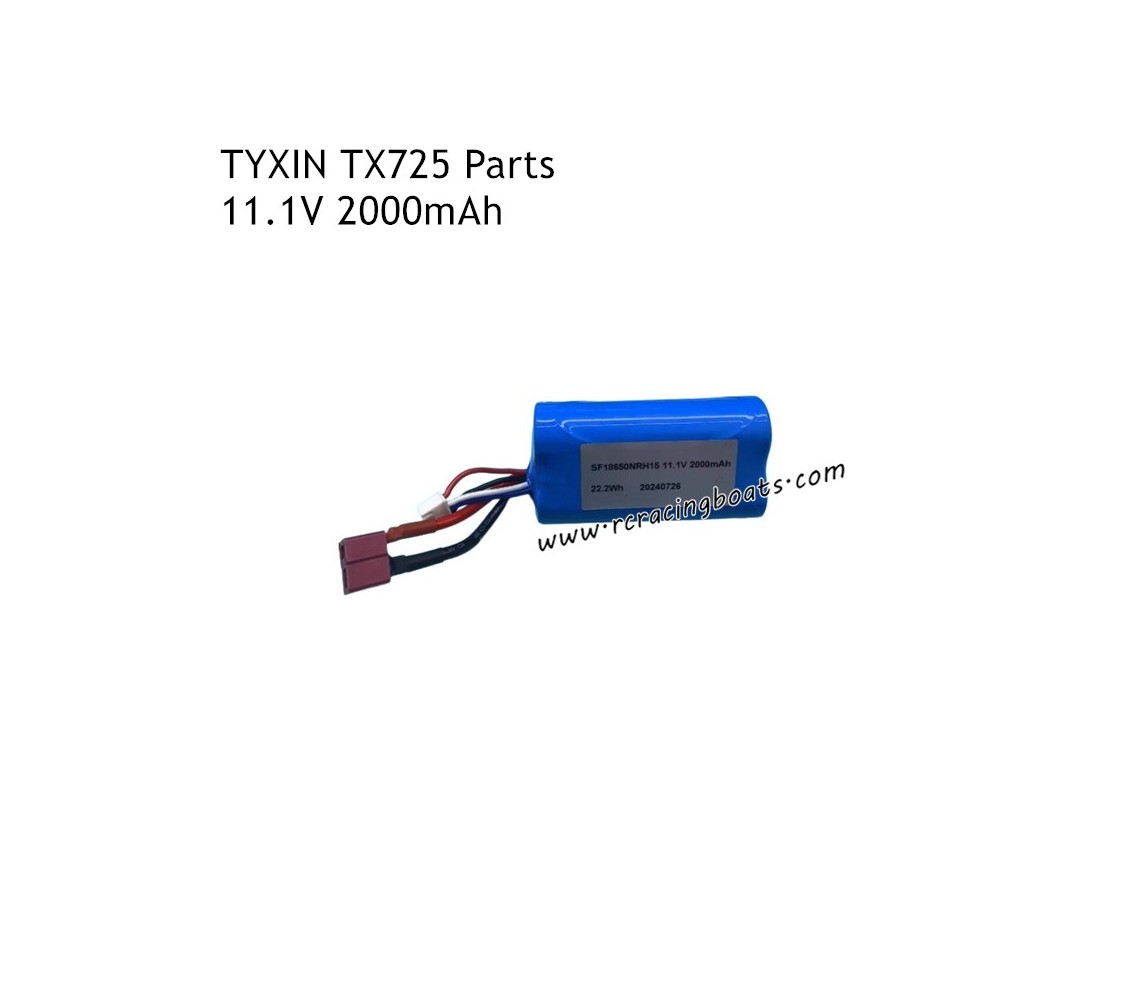 TYXIN TX725 RC Boat Parts 11.1V 2000mAh Battery