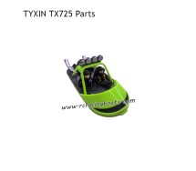 TYXIN TX725 RC Boat Parts Top Boat Assembly Green