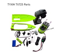 TYXIN TX725 RC Boat Parts Whole Boat Assembly Green