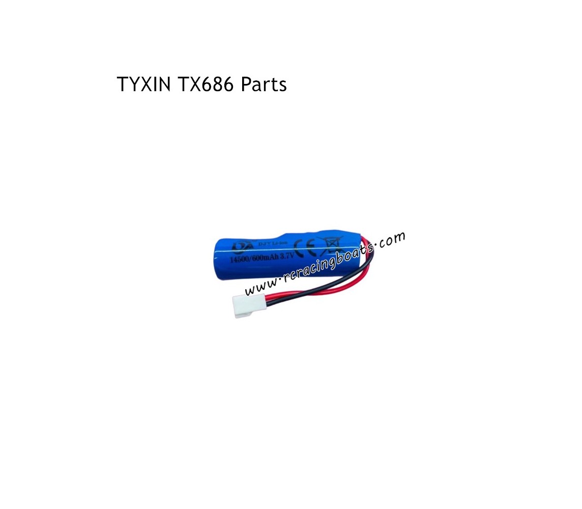 TYXIN TX686 RC Boat Parts 3.7V 600mAh Battery