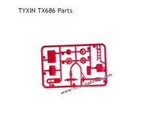 TYXIN TX686 RC Boat Parts Decorative Accessories Red