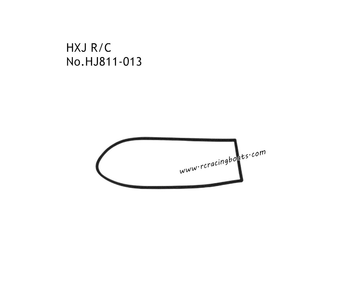 HXJ HJ820 VANDER RC Boat Parts Top Cover Waterproof Seal HJ811-013