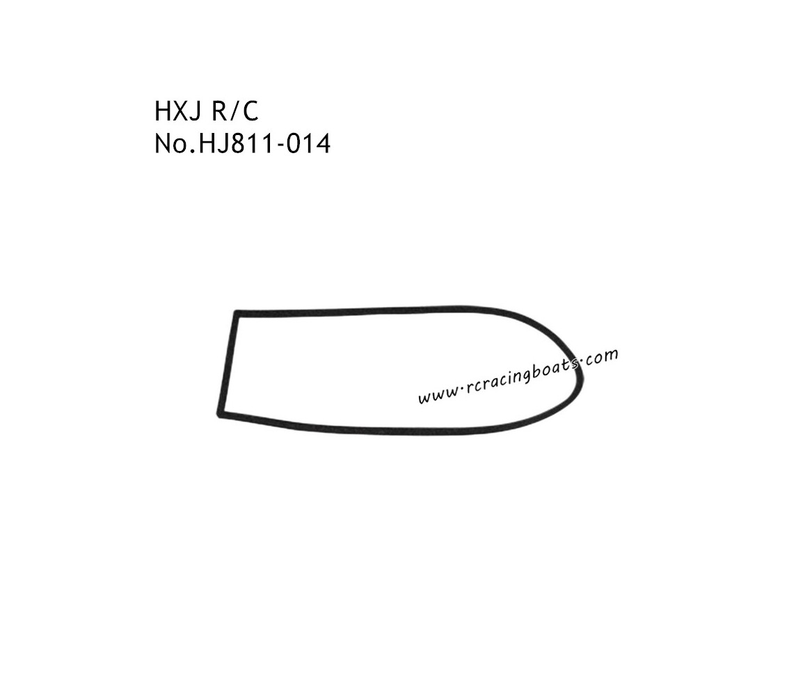 HXJ HJ820 VANDER RC Boat Parts Middle Cover Waterproof Seal HJ811-014