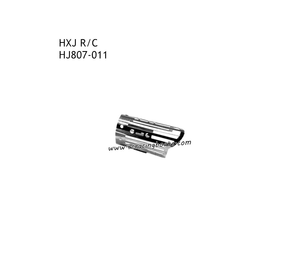 HONGXUNJIE HJ807 RC Boat Parts Left Metal Cover HJ807-010