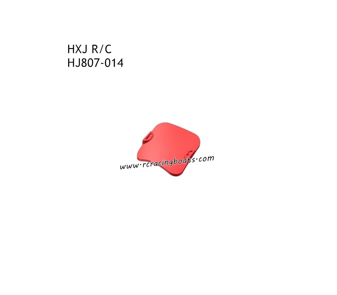 HONGXUNJIE HJ807 RC Boat Parts Battery Cover Red HJ807-014