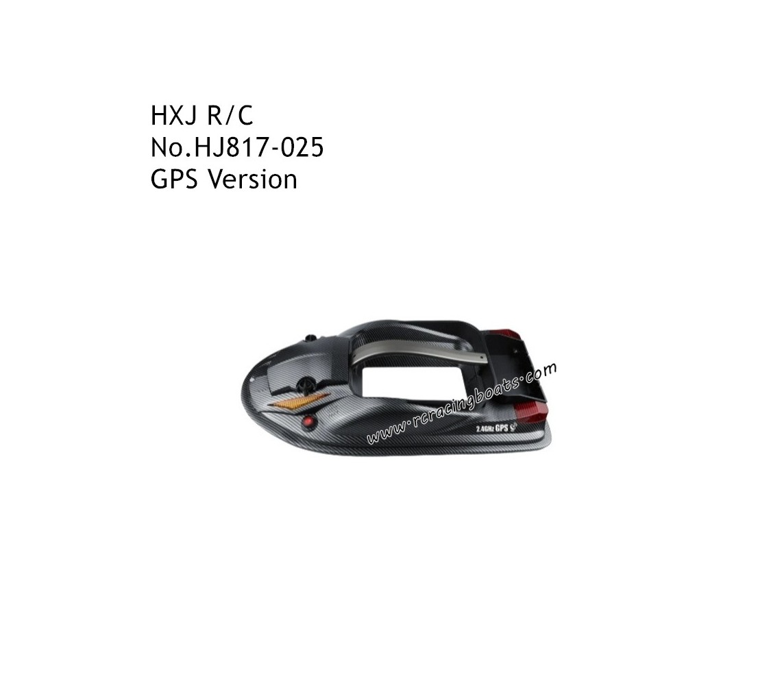 HXJ HJ817 RC Boat Parts Boat Cover GPS Version HJ817-025