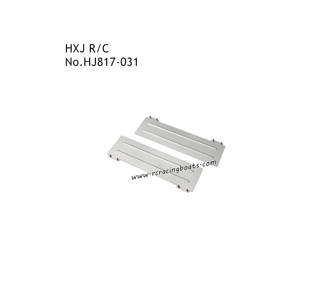 HXJ HJ817 RC Boat Parts Left Right Bin Aluminum Plate HJ817-031