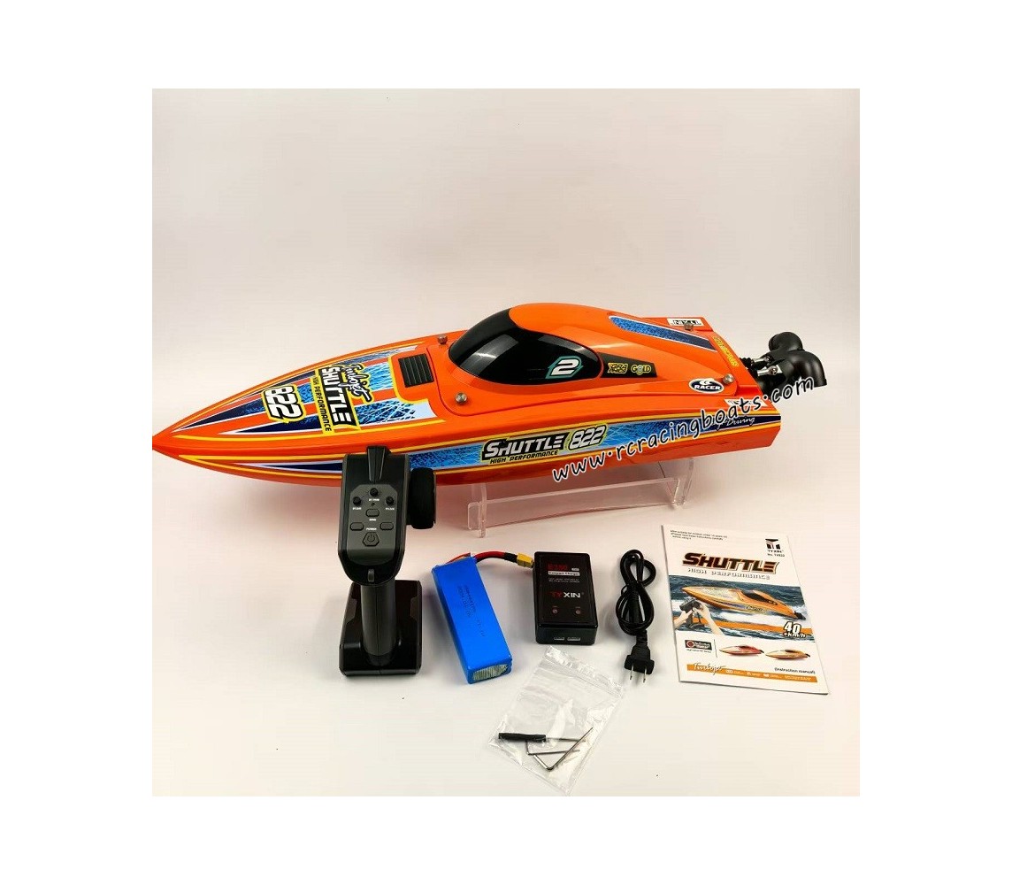 TYXIN TX822 Brushless RC Boat High Speed RC Boat Orange