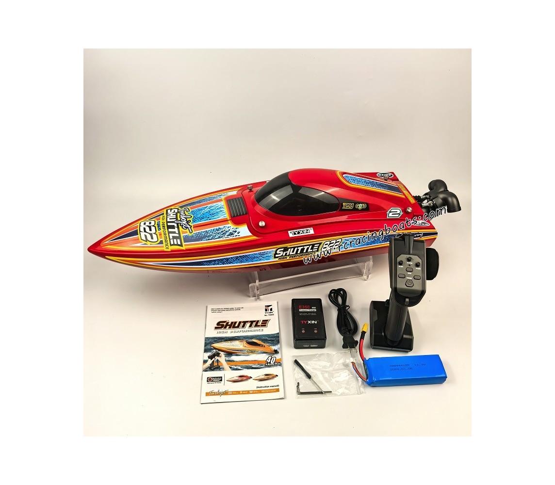 TYXIN TX822 Brushless RC Boat High Speed RC Boat Red