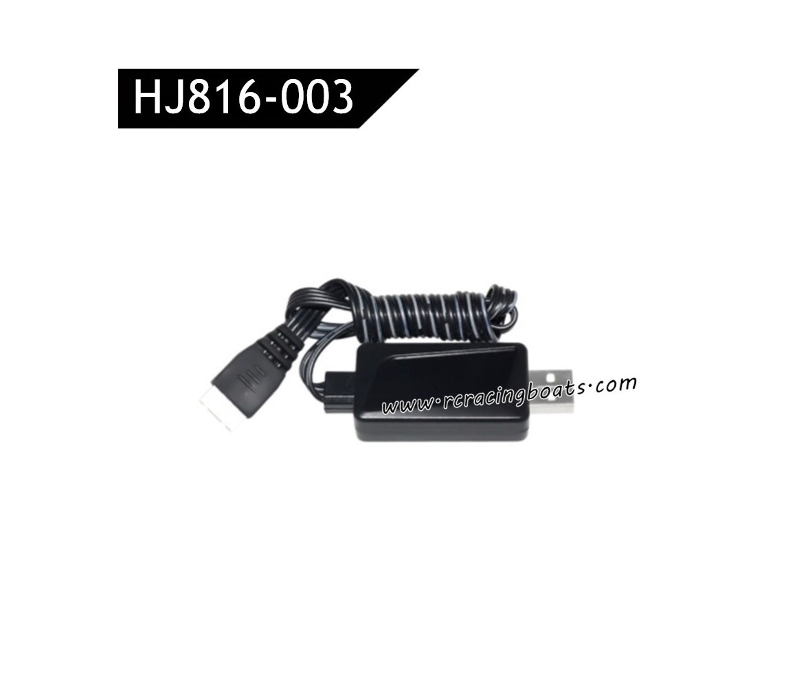 HONGXUNJIE HJ818 Pro Remote Control Boat Parts Charger HJ816-003