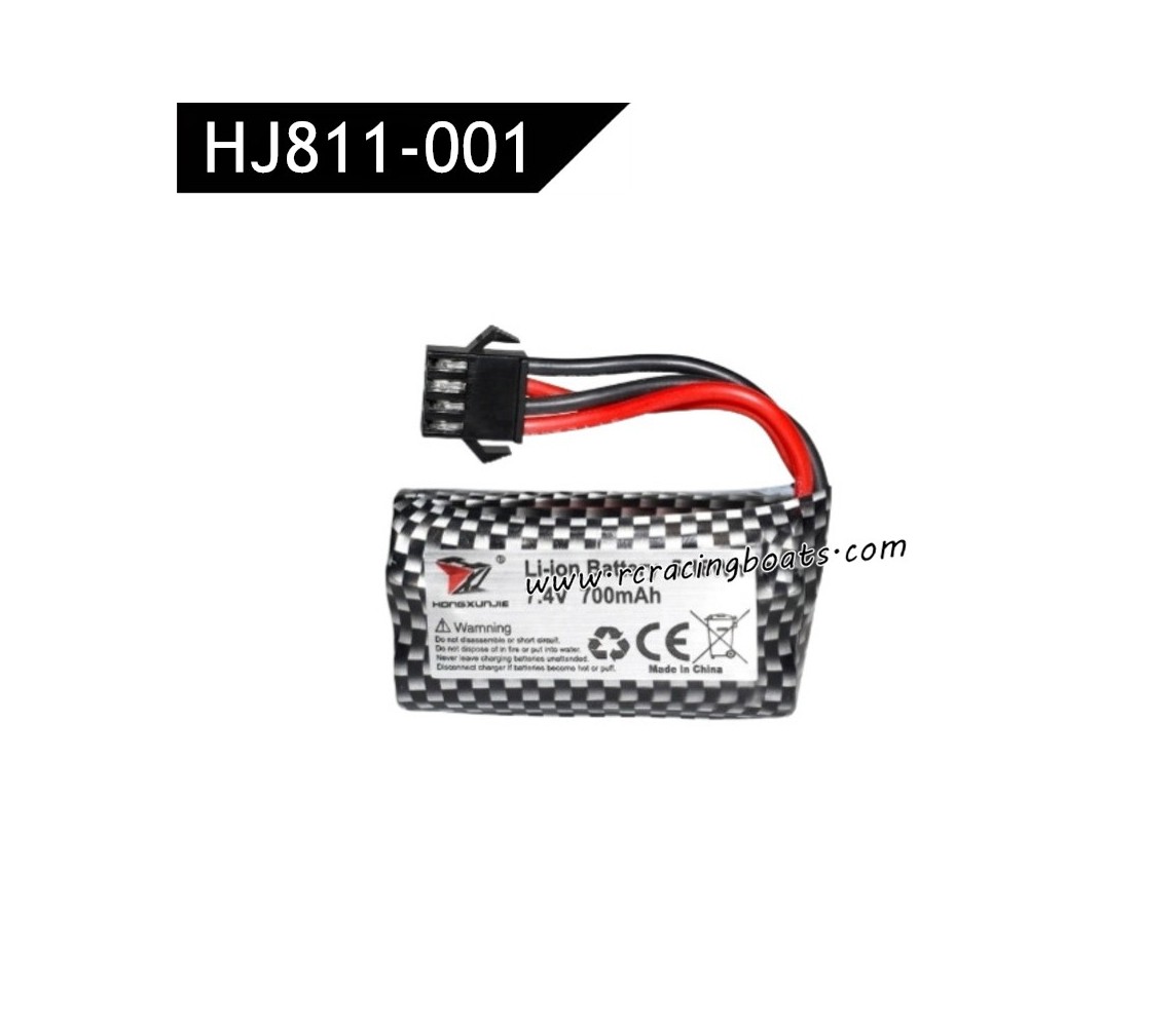 HXJ HJ820 VANDER RC Boat Parts 7.4V 700mAh Battery HJ811-001