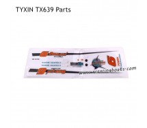 TYXIN TX693 RC Boat Parts Sticker
