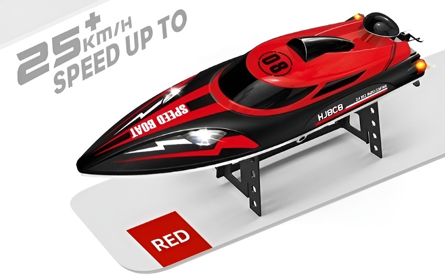 HONGXUNJIE HJ808 High Speed RC Boat Red