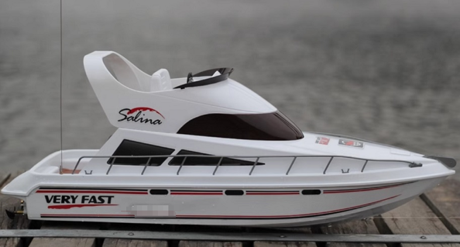 Heng-Long-3867-High-Speed-RC-Boat-White