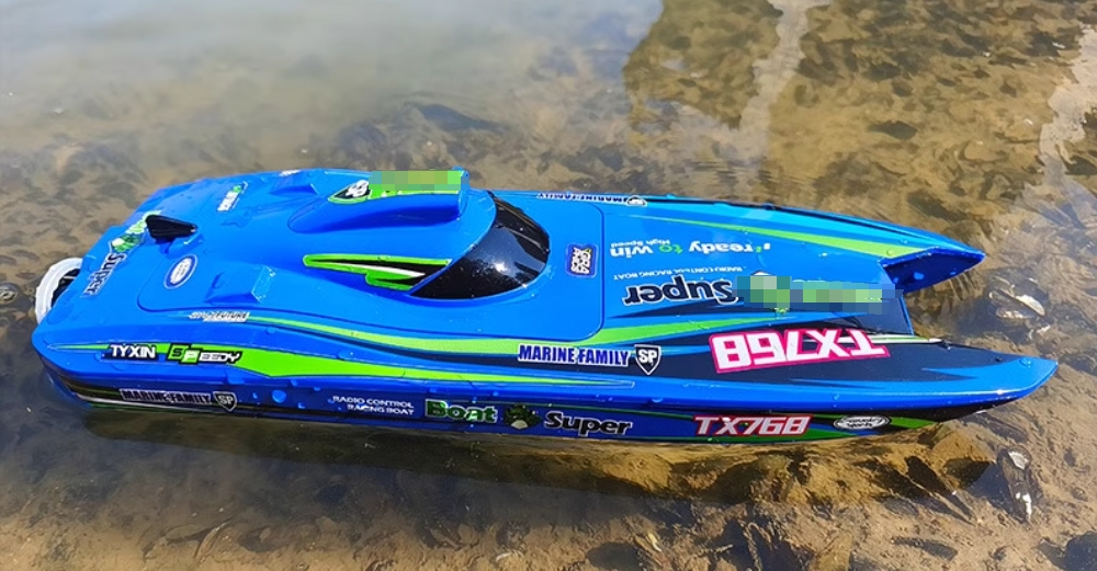 TYXIN-TX768-High-Speed-RC-Boat-Blue