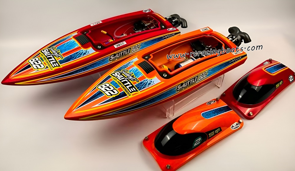 TYXIN TX822 High Speed RC Boat Red Orange